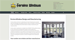 Desktop Screenshot of fersinawindows.com