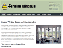 Tablet Screenshot of fersinawindows.com